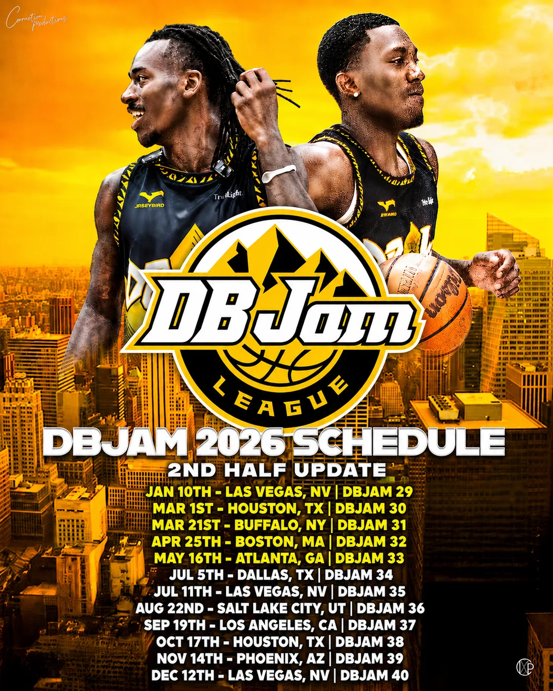 DBJAM live event tour schedule